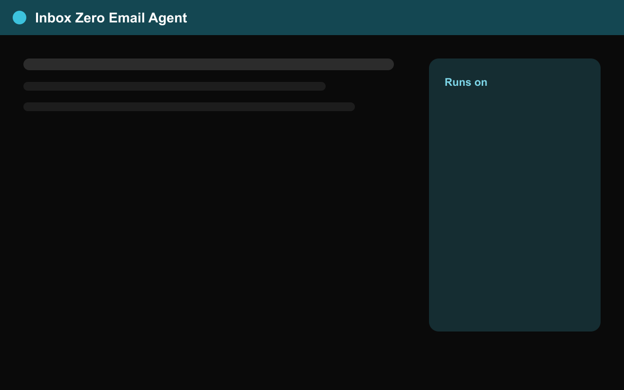 Inbox Zero Email Agent screenshot 1