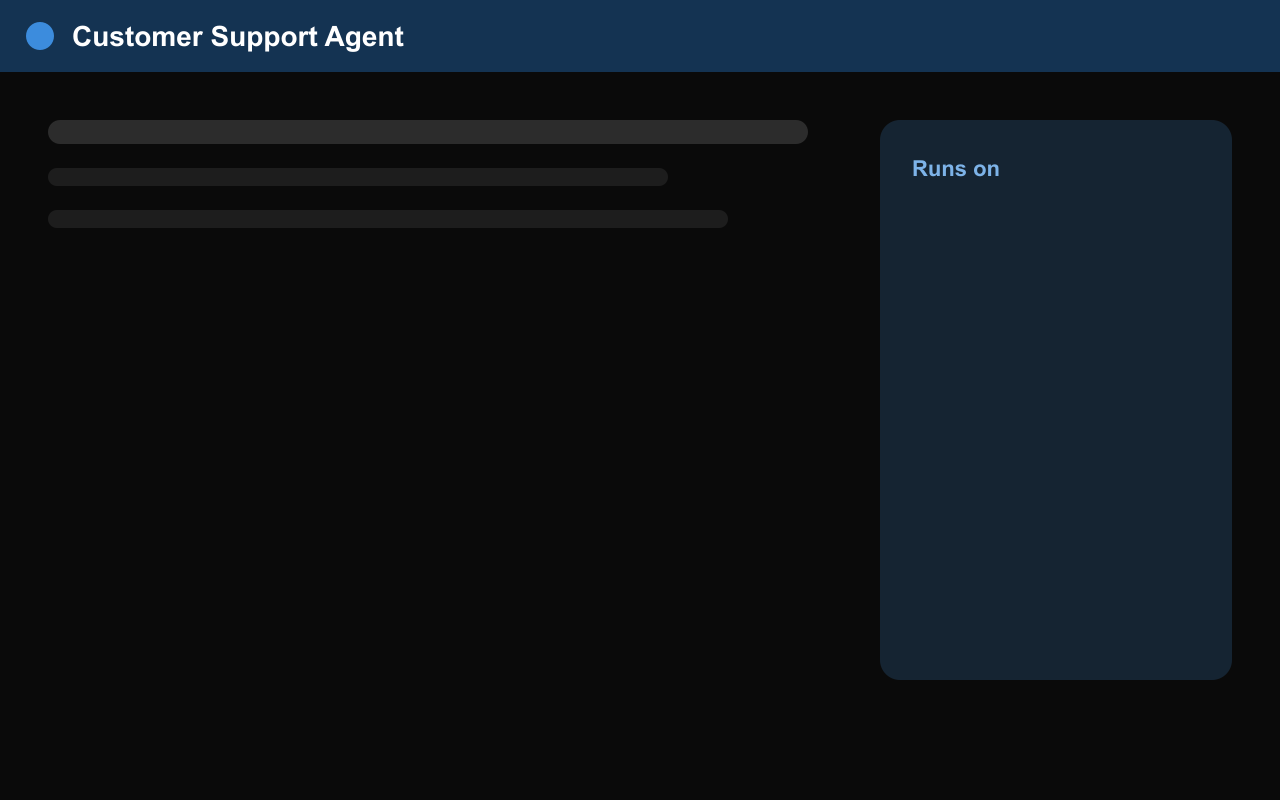 Customer Support Agent screenshot 1