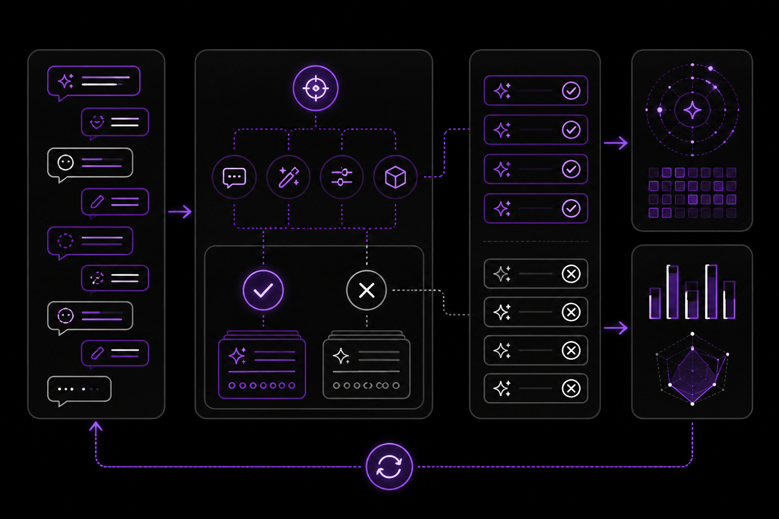 Diagram: Designing trigger eval queries