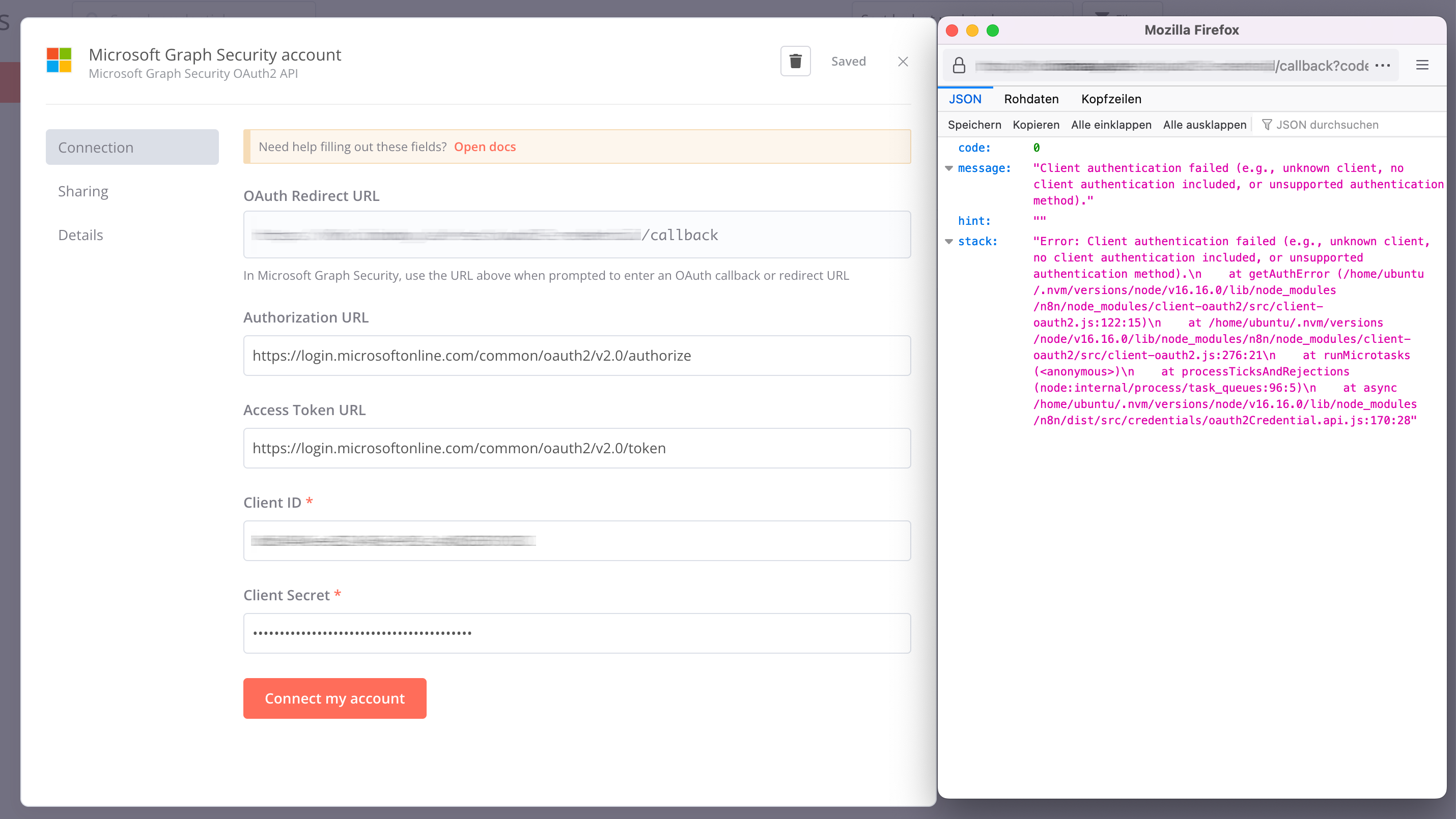 n8n Microsoft Graph OAuth2 fails after admin consent: fixes