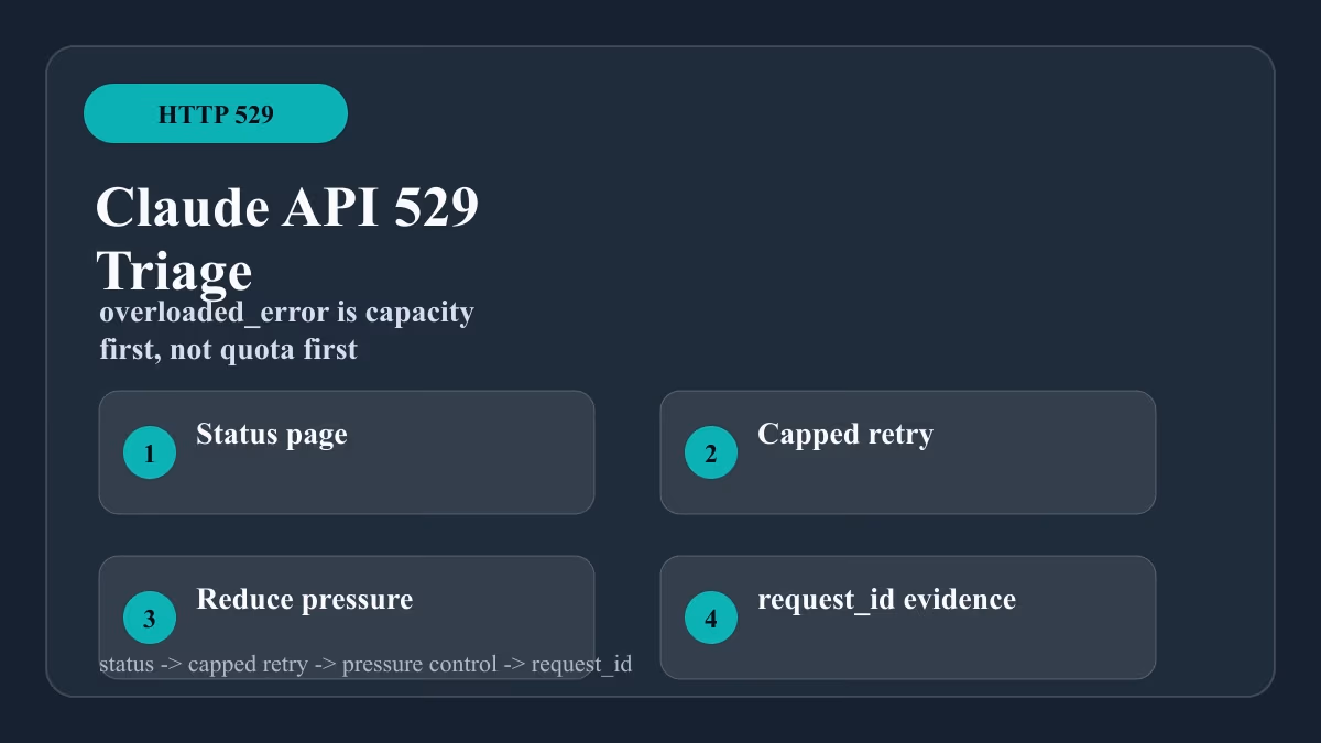 How to Fix Anthropic API 529 Overloaded Error in Claude Code