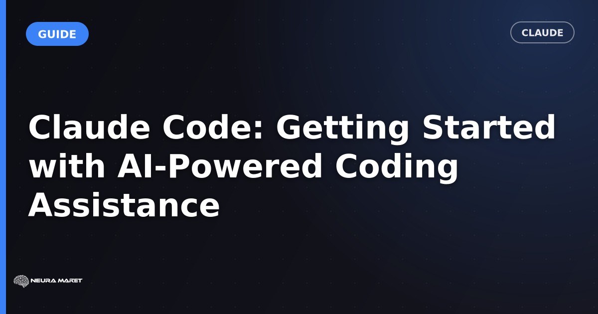 Claude Code: Getting Started with AI-Powered Coding Assistance