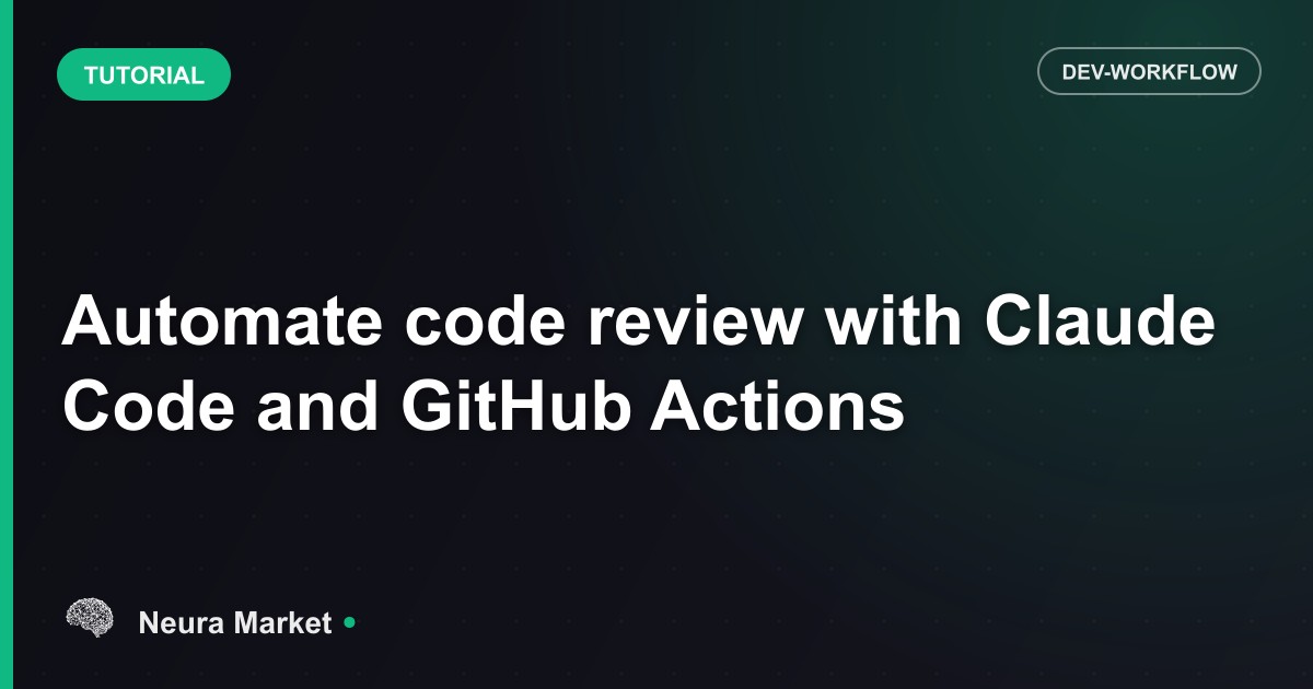 Automate code review with Claude Code and GitHub Actions