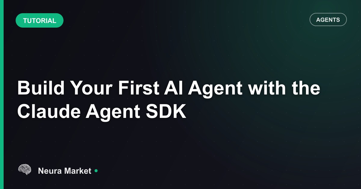 Build Your First AI Agent with the Claude Agent SDK