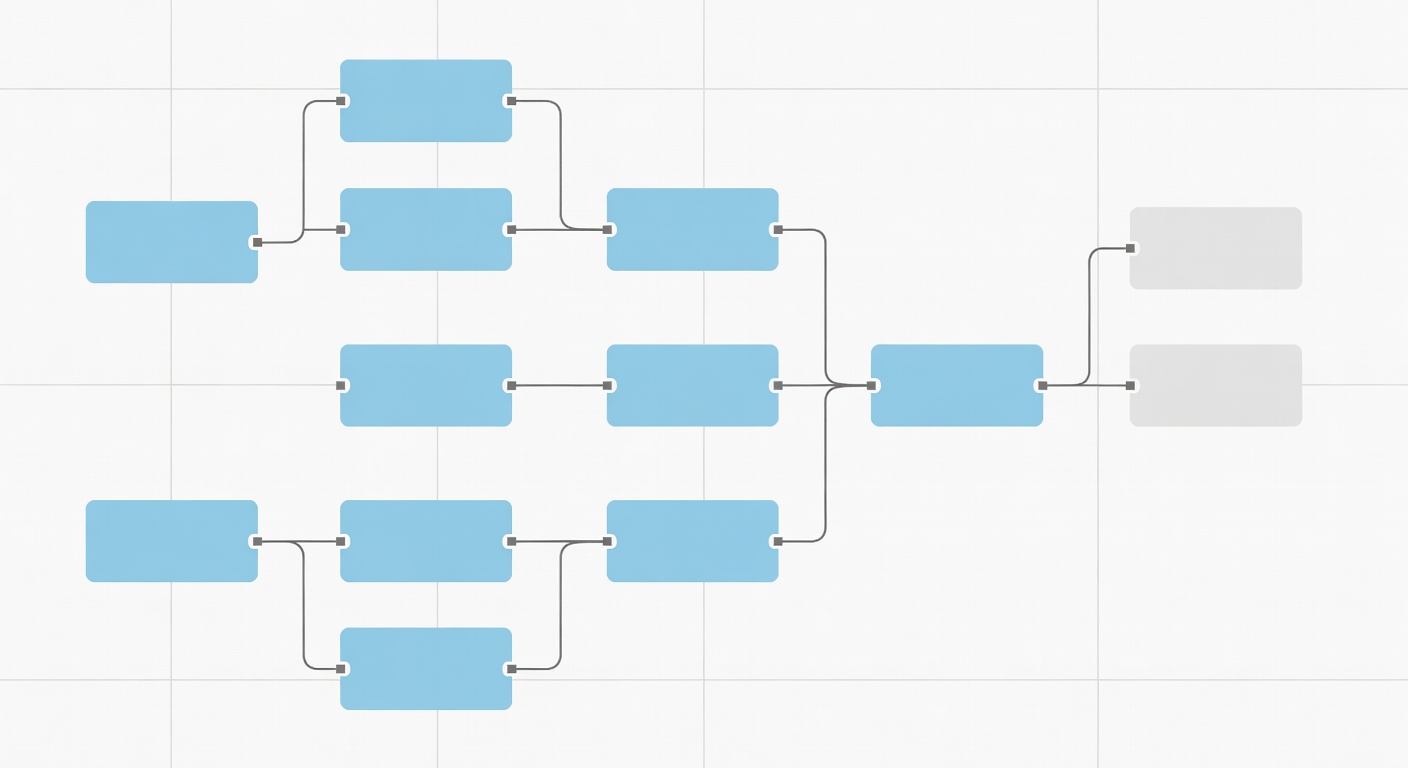 Screenshot of Neura Market workflow editor with AI agent nodes connected to Google Sheets