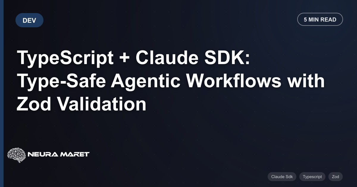 TypeScript + Claude SDK: Type-Safe Agentic Workflows with Zod Validation