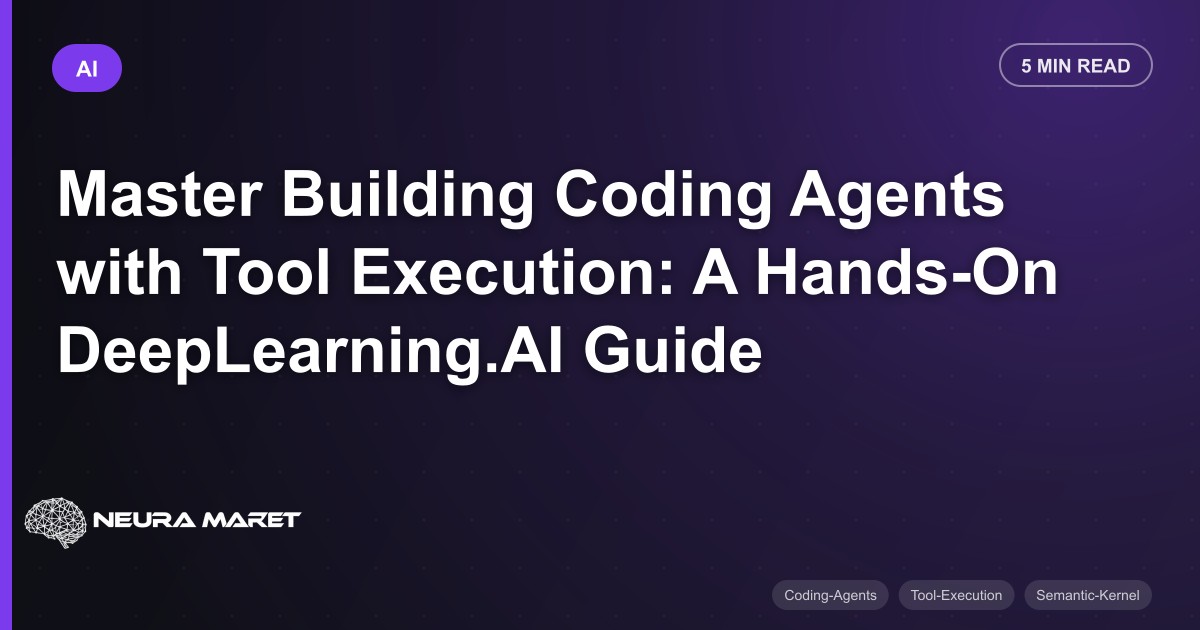 Master Building Coding Agents with Tool Execution: A Hands-On DeepLearning.AI Guide