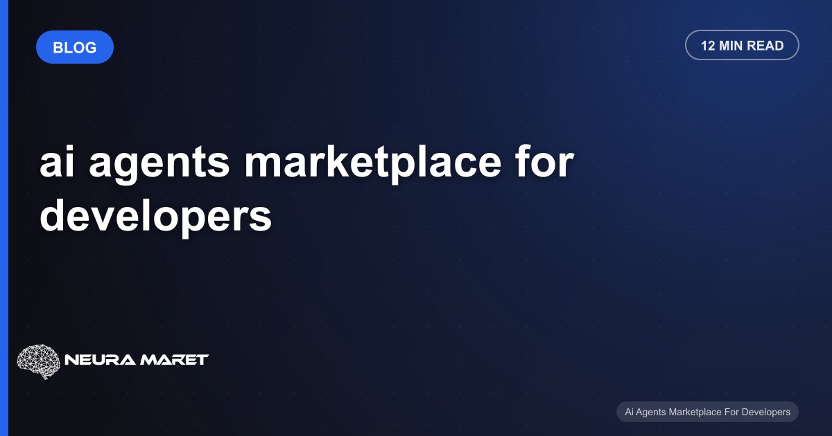 ai agents marketplace for developers