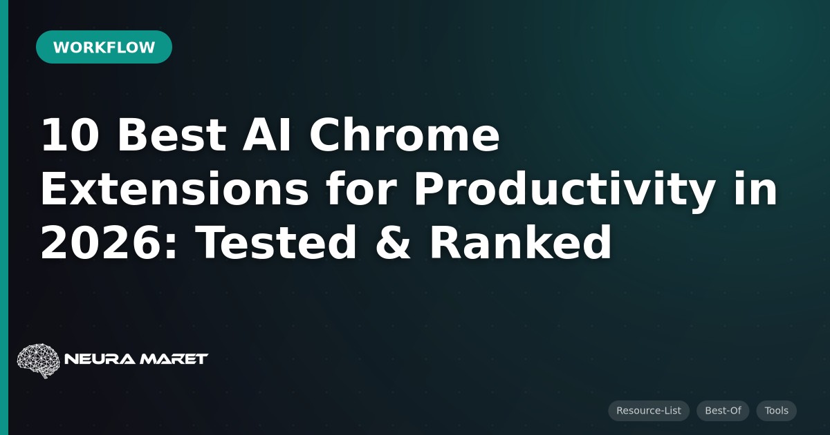 10 Best AI Chrome Extensions for Productivity in 2026: Tested & Ranked