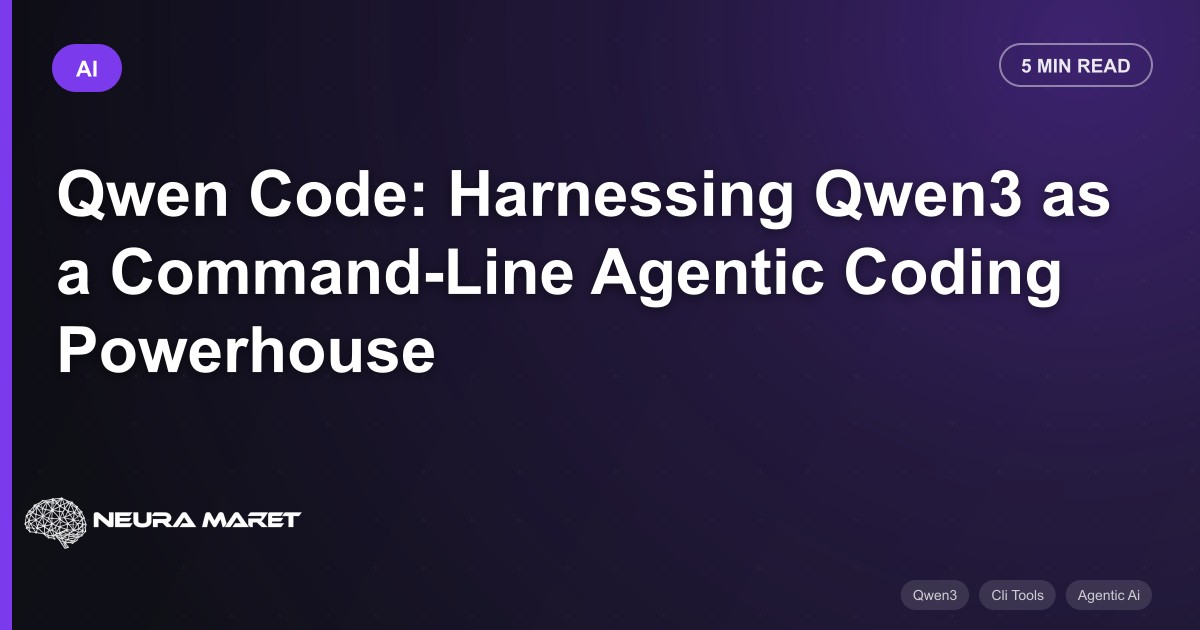 Qwen Code: Harnessing Qwen3 as a Command-Line Agentic Coding Powerhouse