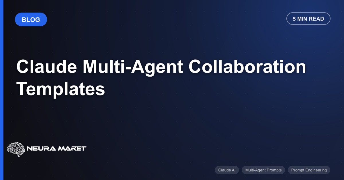 Claude Multi-Agent Collaboration Templates