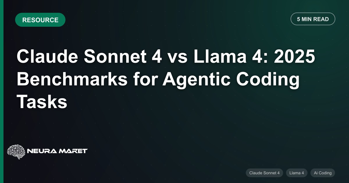 Claude Sonnet 4 vs Llama 4: 2025 Benchmarks for Agentic Coding Tasks