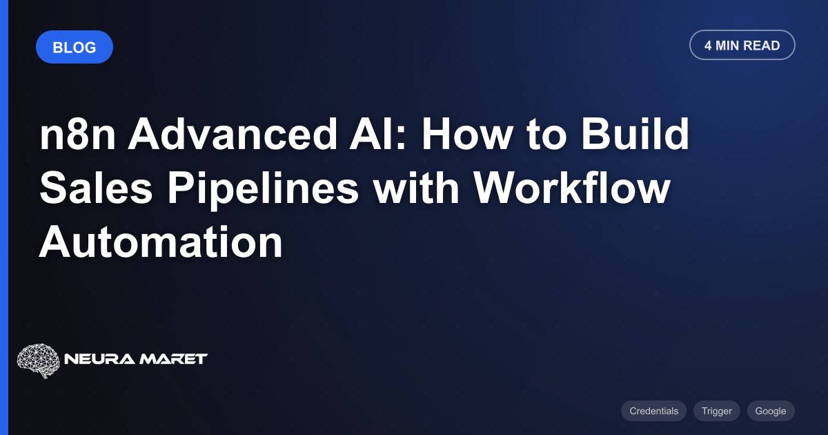 n8n Advanced AI: How to Build Sales Pipelines with Workflow Automation