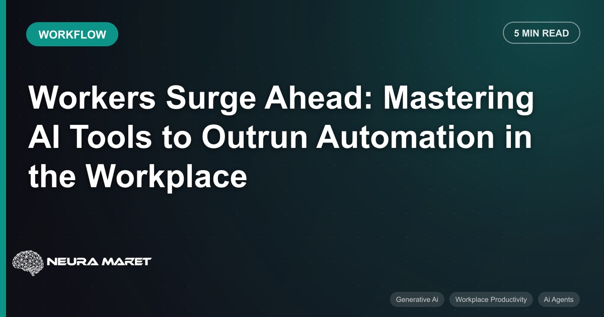 Workers Surge Ahead: Mastering AI Tools to Outrun Automation in the Workplace