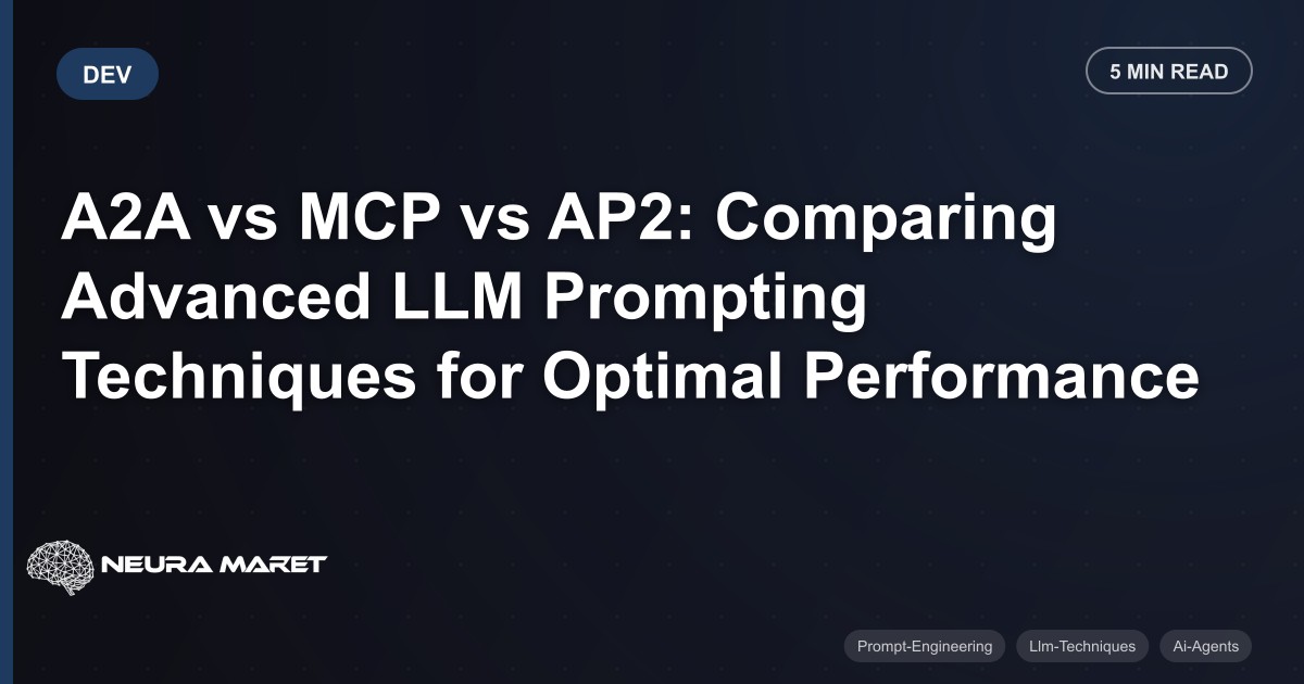 A2A vs MCP vs AP2: Comparing Advanced LLM Prompting Techniques for Optimal Performance