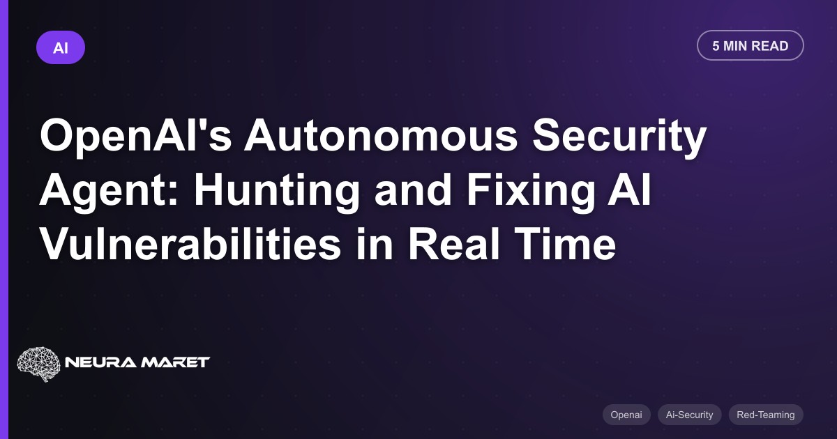 OpenAI's Autonomous Security Agent: Hunting and Fixing AI Vulnerabilities in Real Time