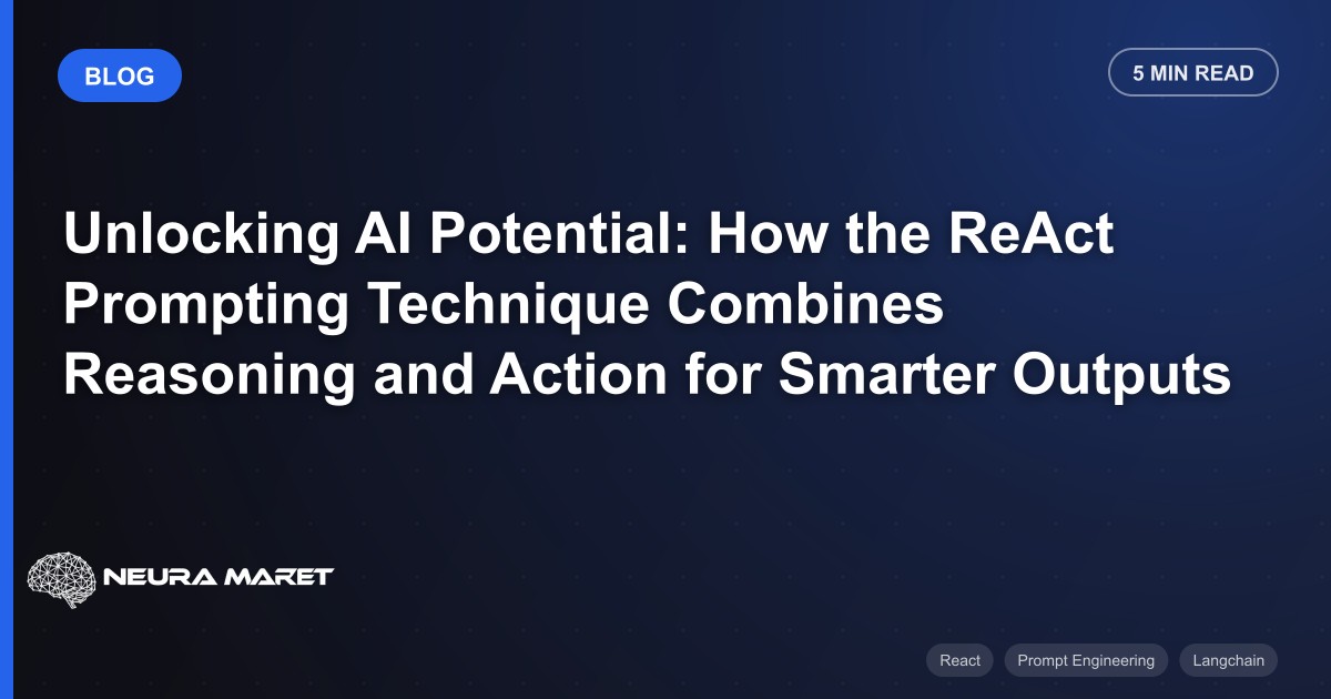 Unlocking AI Potential: How the ReAct Prompting Technique Combines Reasoning and Action for Smarter Outputs