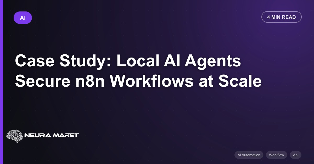 Case Study: Local AI Agents Secure n8n Workflows at Scale