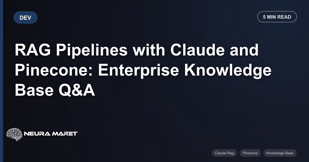 RAG Pipelines with Claude and Pinecone: Enterprise Knowledge Base Q&A