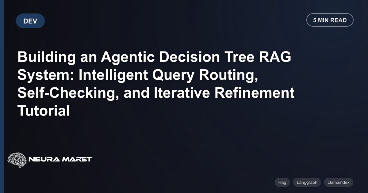Building an Agentic Decision Tree RAG System: Intelligent Query Routing, Self-Checking, and Iterative Refinement Tutorial