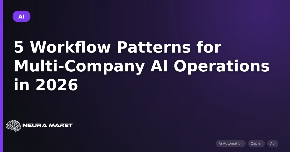 5 Workflow Patterns for Multi-Company AI Operations in 2026