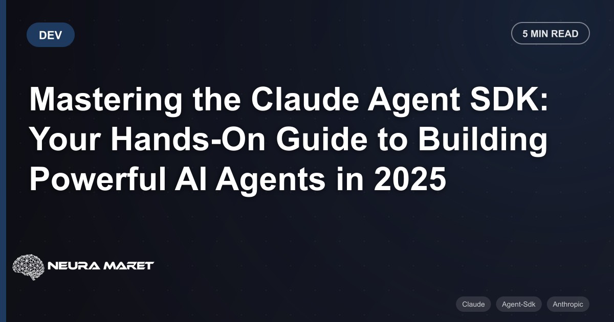 Mastering the Claude Agent SDK: Your Hands-On Guide to Building Powerful AI Agents in 2025
