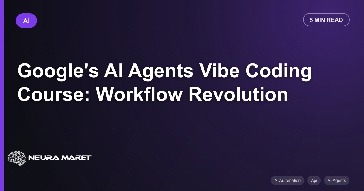 Google's AI Agents Vibe Coding Course: Workflow Revolution