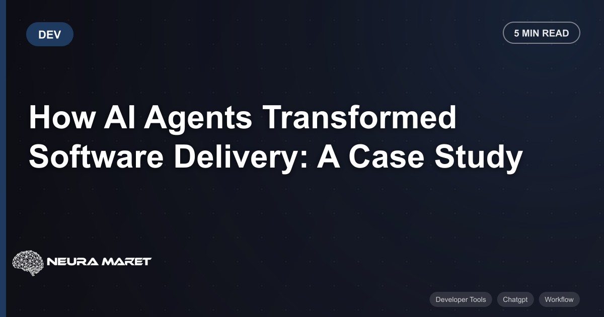 How AI Agents Transformed Software Delivery: A Case Study