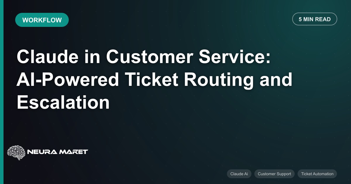Claude in Customer Service: AI-Powered Ticket Routing and Escalation