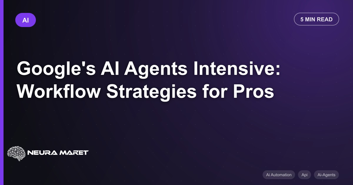 Google's AI Agents Intensive: Workflow Strategies for Pros
