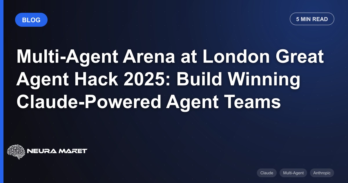 Multi-Agent Arena at London Great Agent Hack 2025: Build Winning Claude-Powered Agent Teams