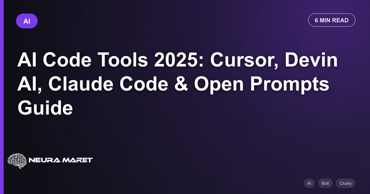 AI Code Tools 2026: Cursor, Devin AI, Claude Code & Open Prompts Guide