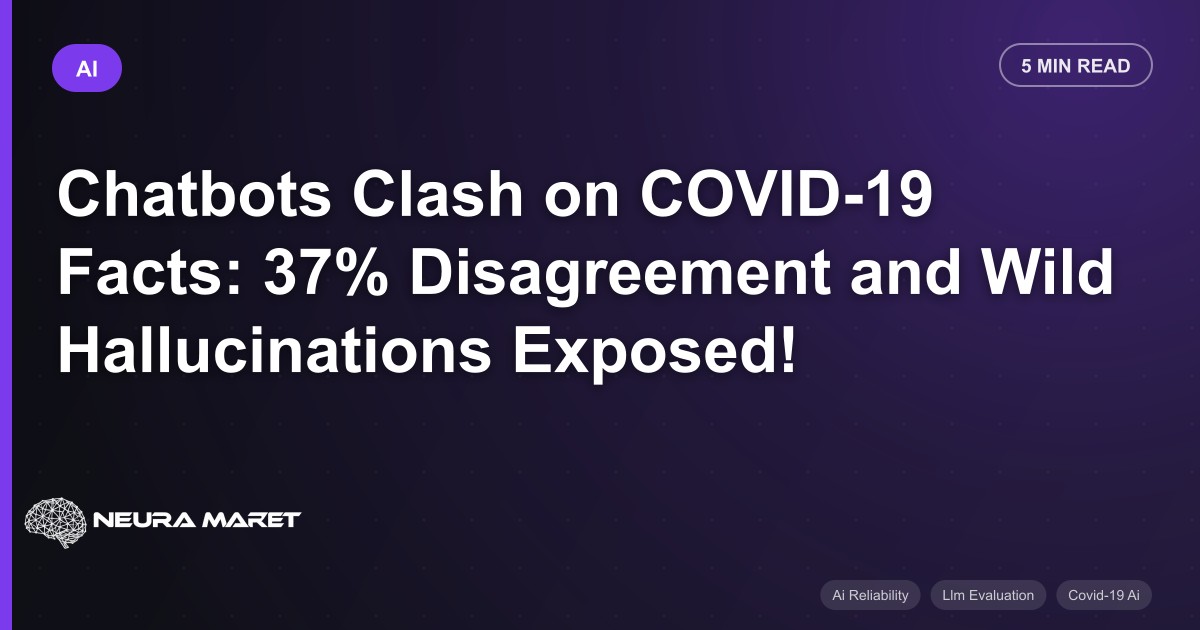 Chatbots Clash on COVID-19 Facts: 37% Disagreement and Wild Hallucinations Exposed!
