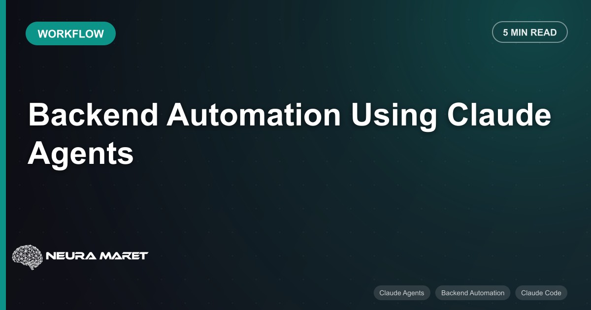 Backend Automation Using Claude Agents