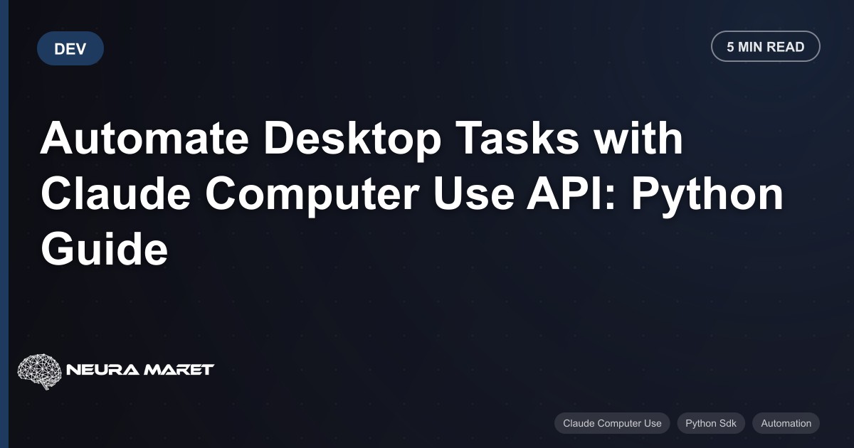 Automate Desktop Tasks with Claude Computer Use API: Python Guide