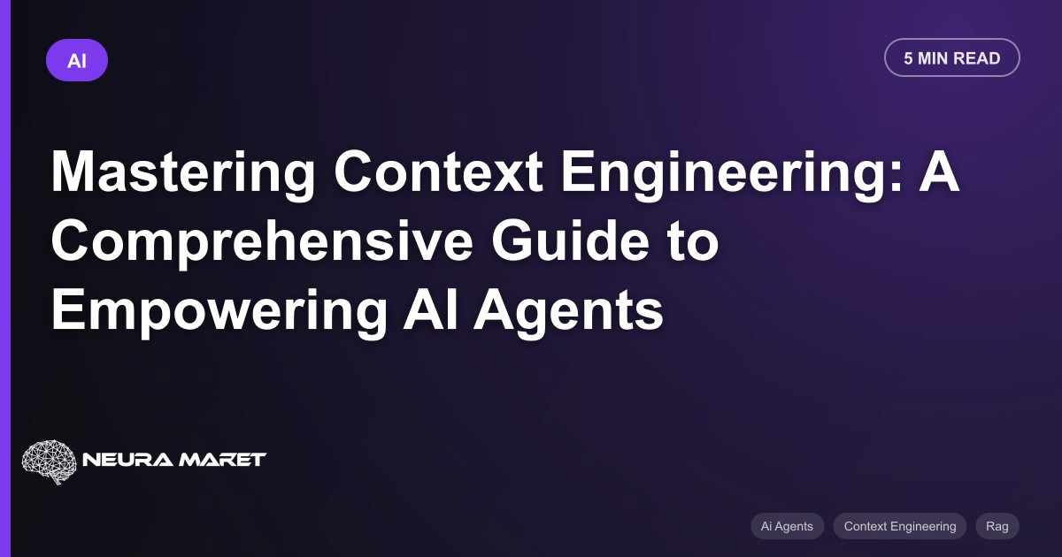Mastering Context Engineering: A Comprehensive Guide to Empowering AI Agents