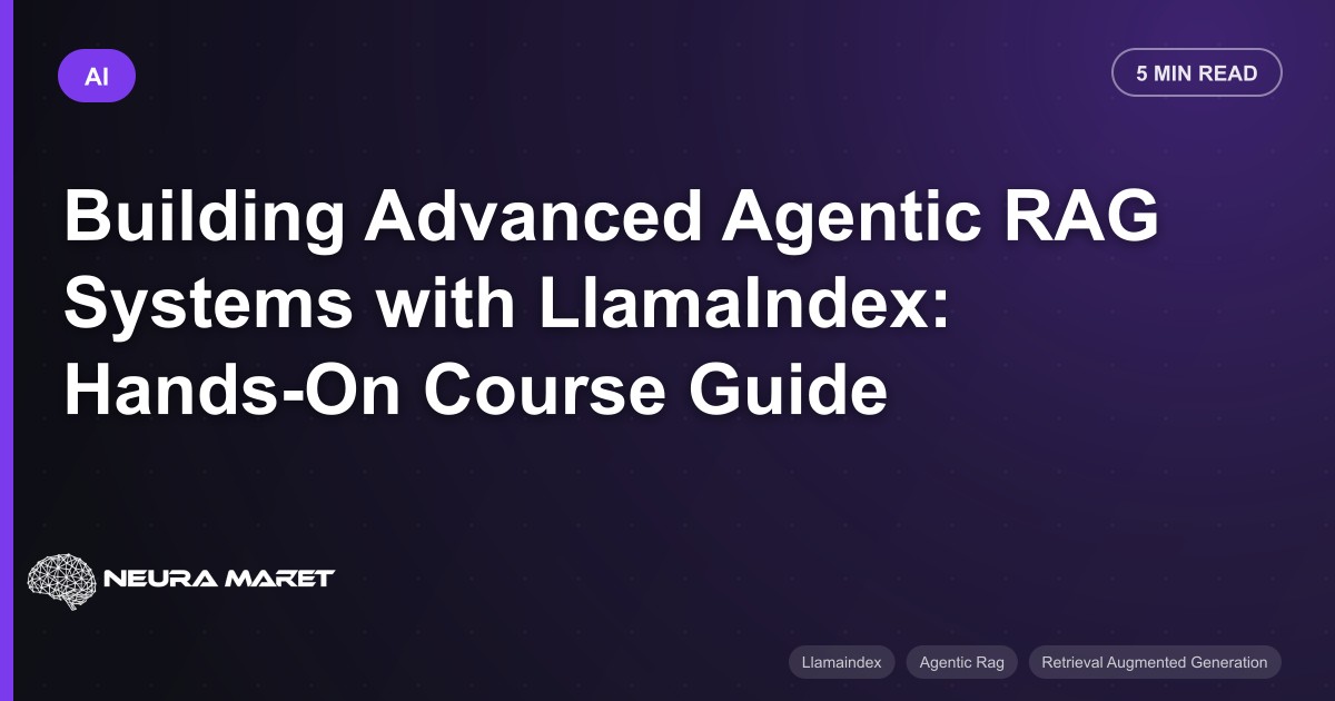 Building Advanced Agentic RAG Systems with LlamaIndex: Hands-On Course Guide
