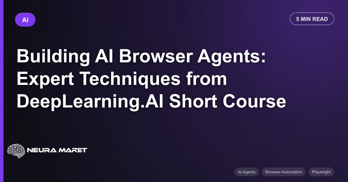 Building AI Browser Agents: Expert Techniques from DeepLearning.AI Short Course