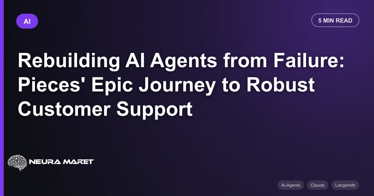 Rebuilding AI Agents from Failure: Pieces' Epic Journey to Robust Customer Support