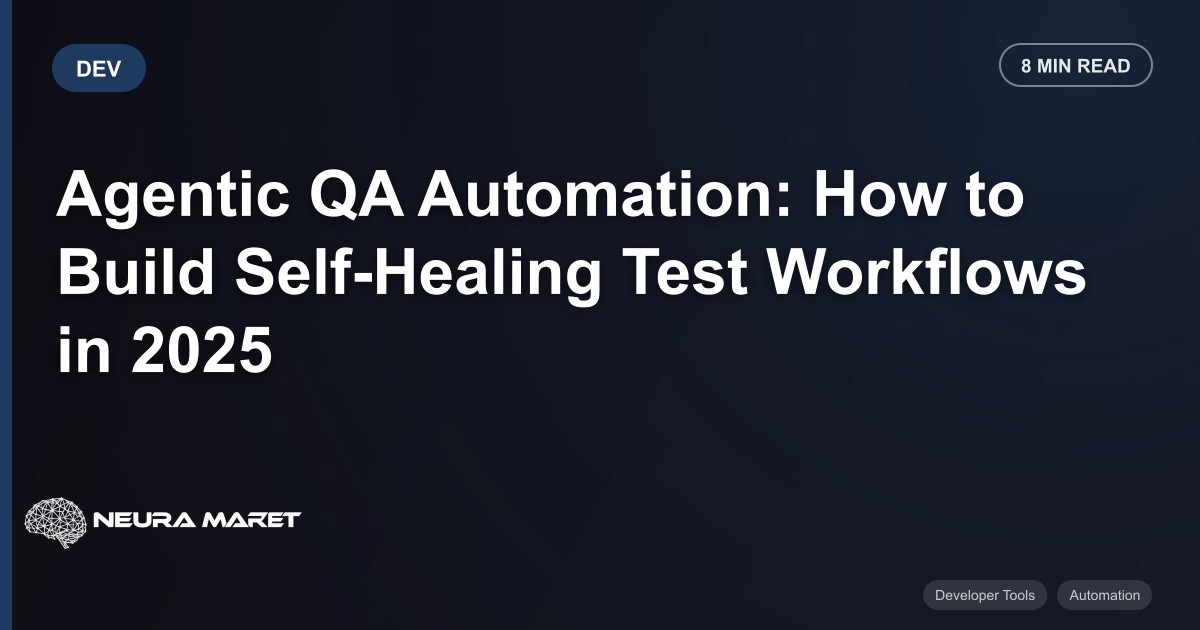 Agentic QA Automation: How to Build Self-Healing Test Workflows in 2026