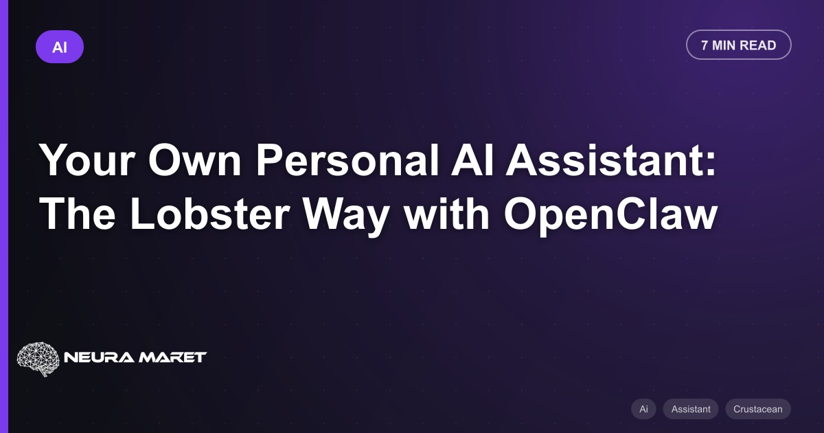 Your Own Personal AI Assistant: The Lobster Way with OpenClaw