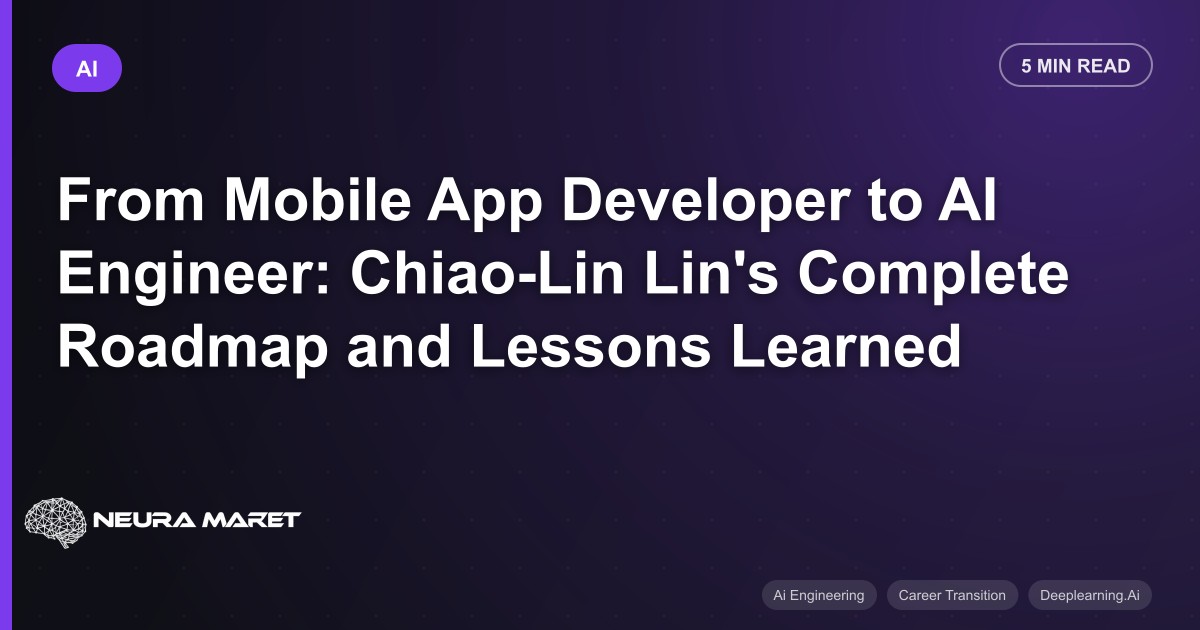 From Mobile App Developer to AI Engineer: Chiao-Lin Lin's Complete Roadmap and Lessons Learned