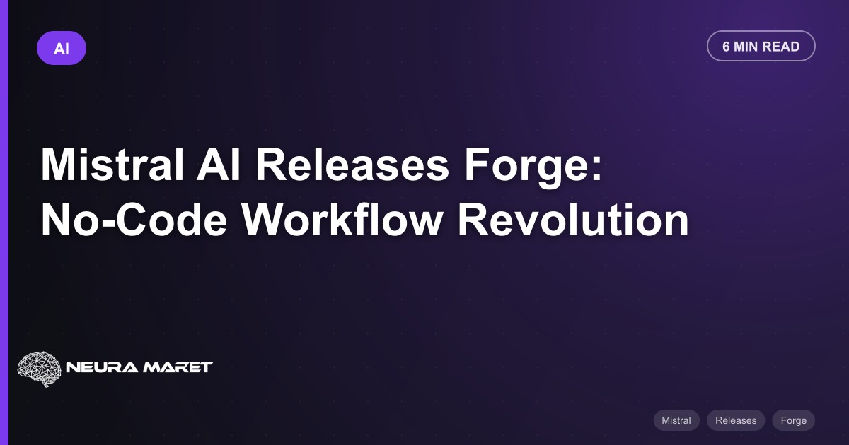 Mistral AI Releases Forge: No-Code Workflow Revolution
