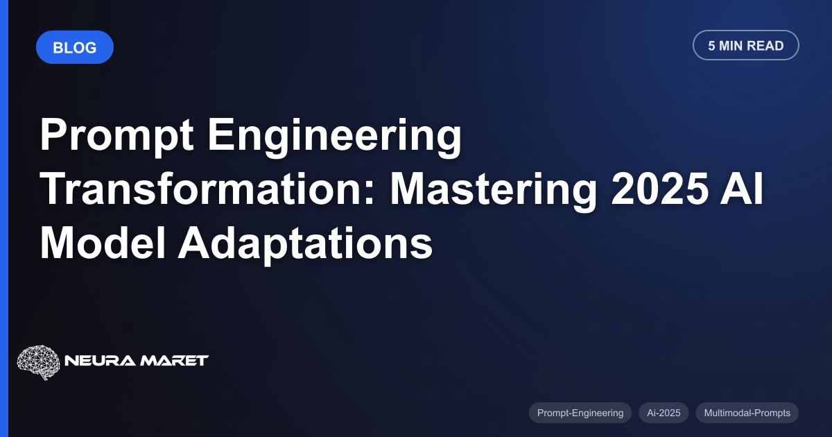 Prompt Engineering Transformation: Mastering 2025 AI Model Adaptations