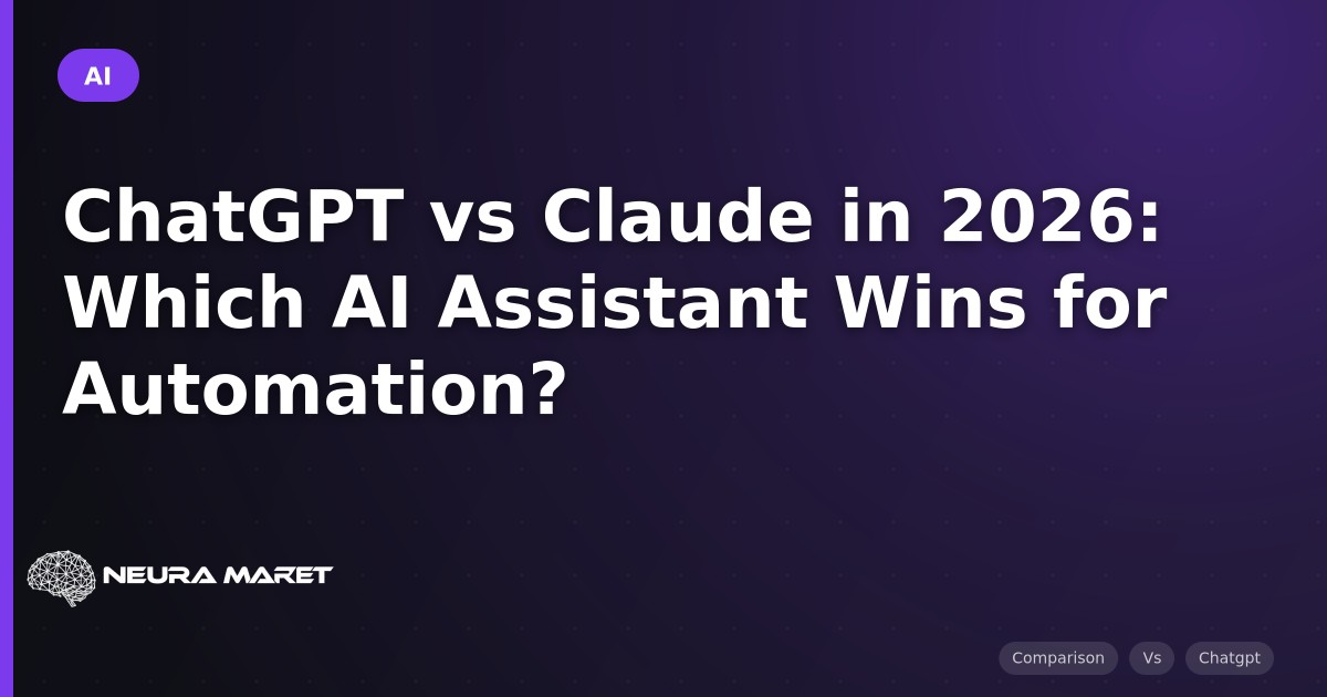 ChatGPT vs Claude in 2026: Which AI Assistant Wins for Automation?
