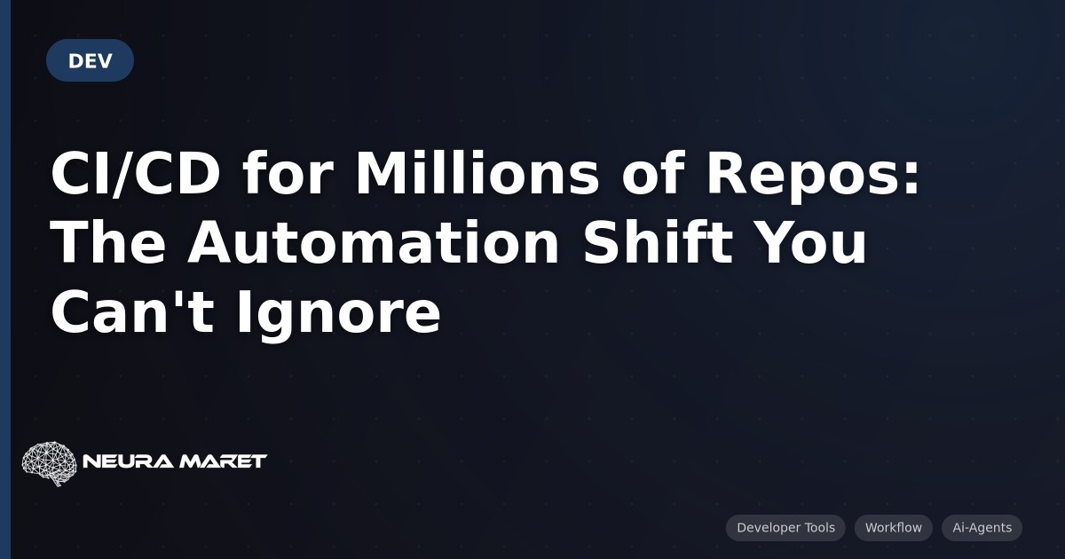 CI/CD for Millions of Repos: The Automation Shift You Can't Ignore