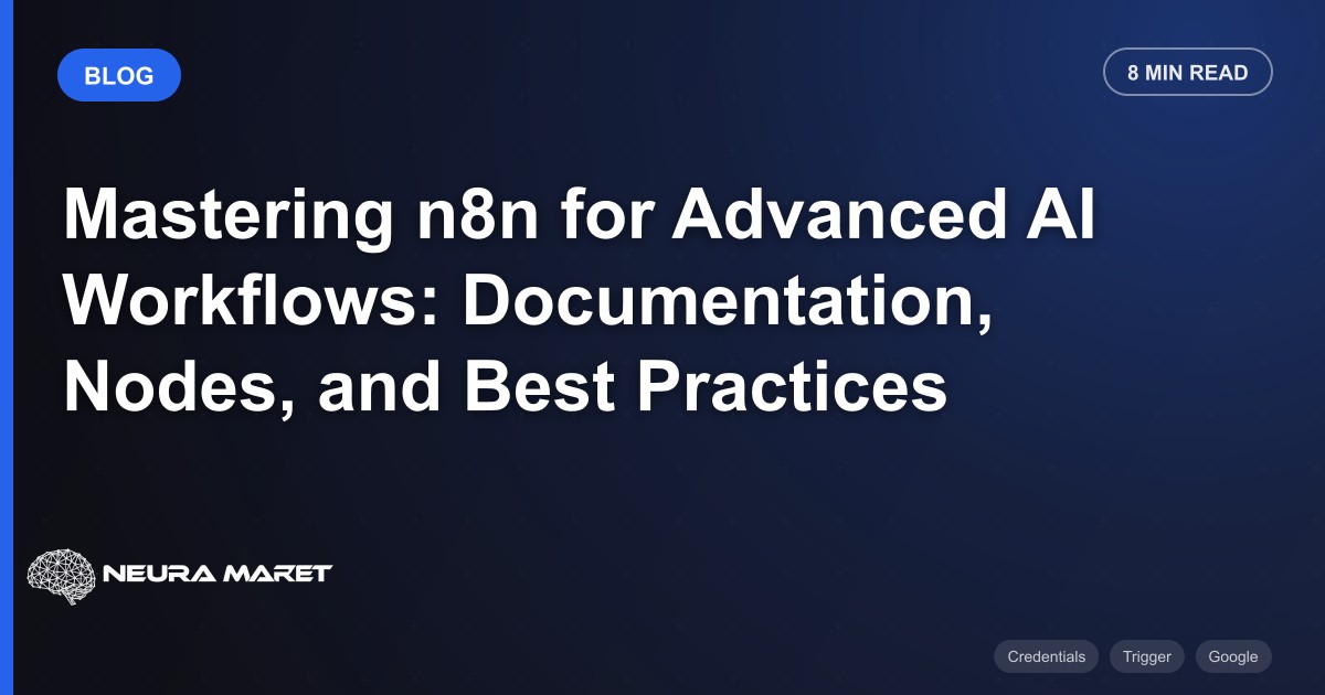 Mastering n8n for Advanced AI Workflows: Documentation, Nodes, and Best Practices