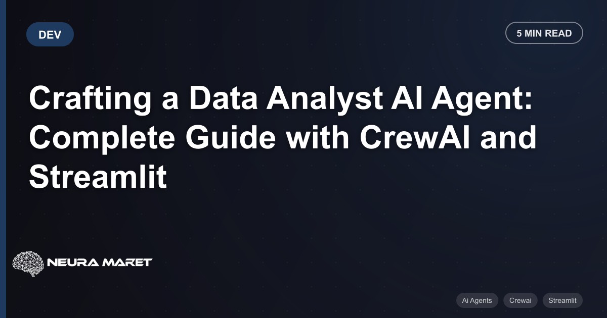 Crafting a Data Analyst AI Agent: Complete Guide with CrewAI and Streamlit