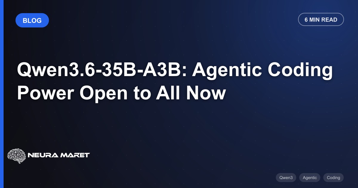 Qwen3.6-35B-A3B: Agentic Coding Power Open to All Now