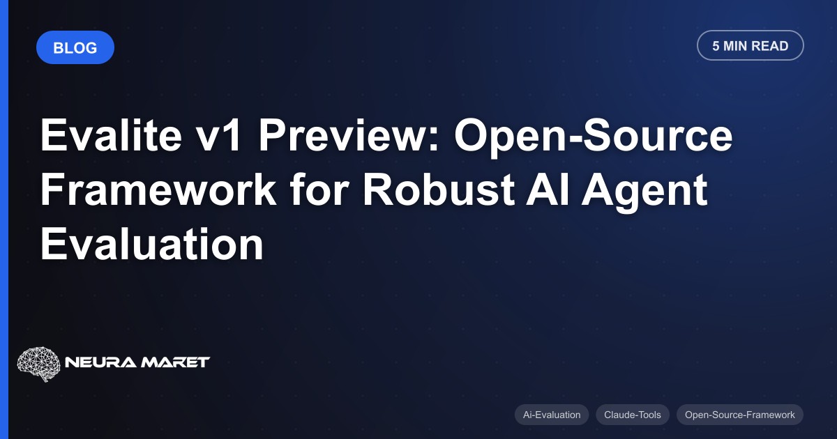 Evalite v1 Preview: Open-Source Framework for Robust AI Agent Evaluation